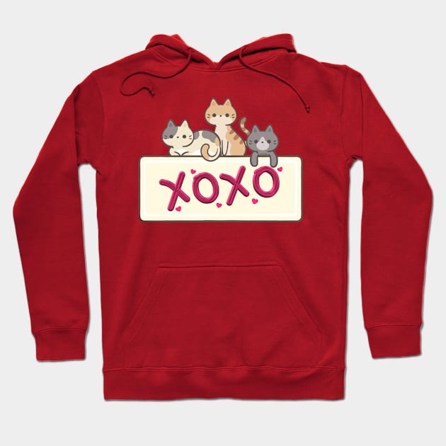 Xoxo Cat Hoodie by overpeck